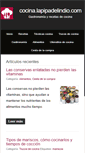 Mobile Screenshot of cocina.lapipadelindio.com