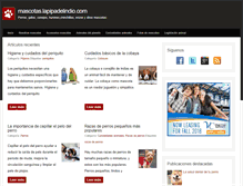 Tablet Screenshot of mascotas.lapipadelindio.com